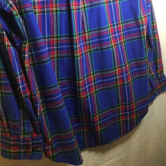 Saddlebred | Men’s 100% Cotton Colorful Plaid Button Down Shirt - Picture 10 of 12